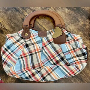 Relic | Madras print handbag/purse